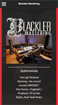 Mobile Screenshot of blacklermastering.com